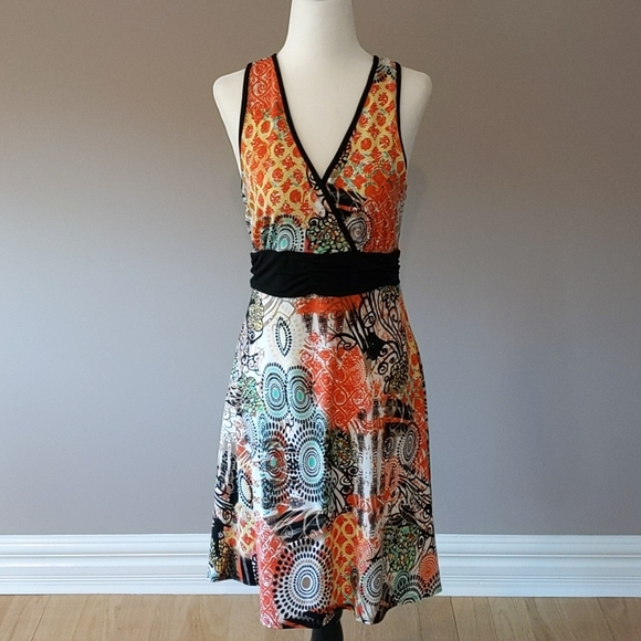 Abstract Pattern Dress - Picture 1 of 4